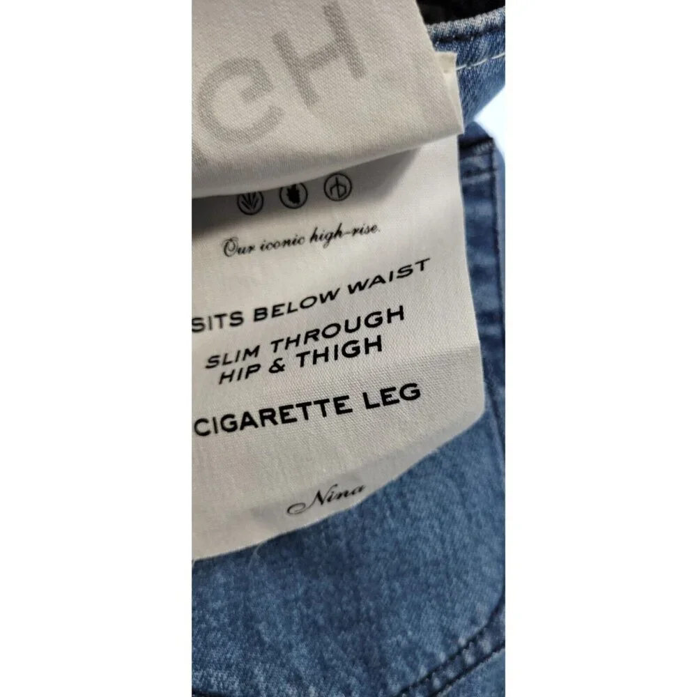 Rag and bone jeans womens nina ankle cigarrete high rise size 30